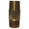Homeplus+ ATC 1/8 in. MPT X 1/8 in. D MPT Yellow Brass Nipple 2 in. L 6JC126300201012 - alternate 1